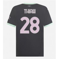 Camiseta AC Milan Malick Thiaw #28 Tercera Equipación 2024-25 manga corta